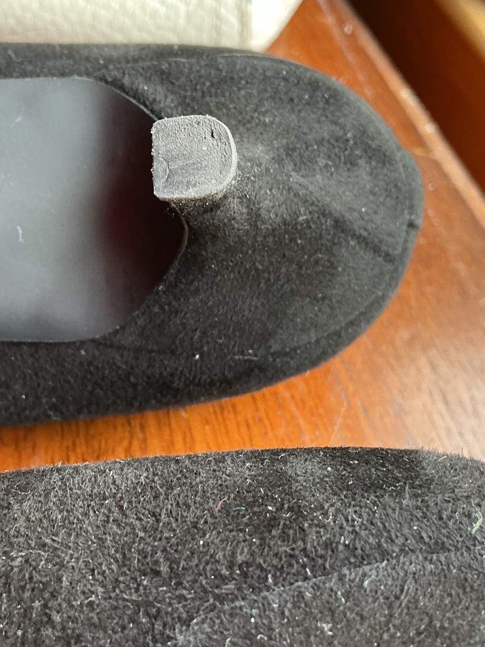 Everlane Black Suede Kitten Heels Size 9 Made in Italy Pointed Toe Pumps - Picture 9 of 15